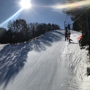 Snowboarding in Wisconsin